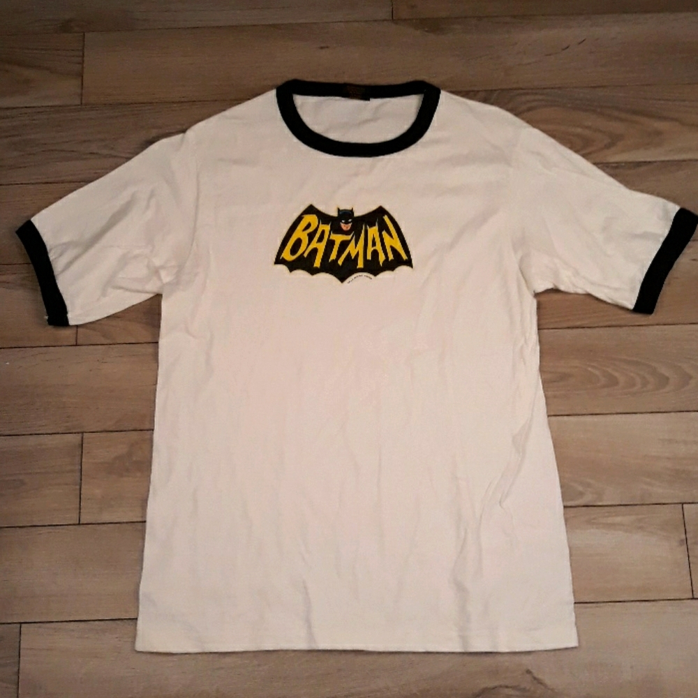 BATMAN DC Comics Changes White‎ Single Stitch Mens T Shirt Large VTG Y2K